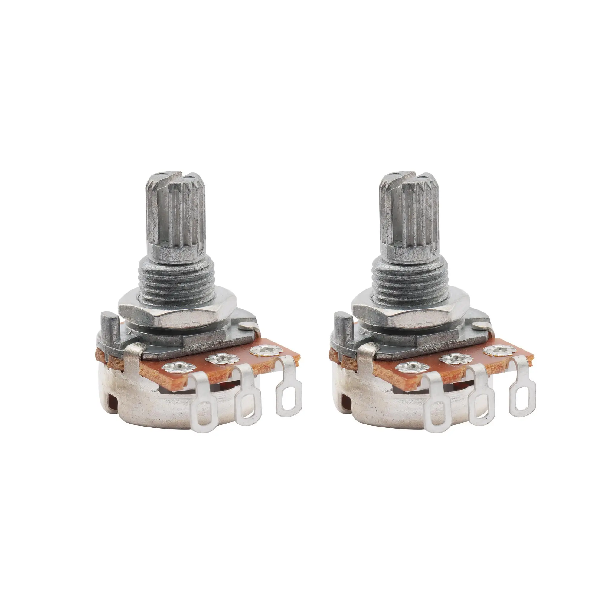 

Musiclily Metric Mini 15mm Split Shaft Pots B250K Guitar Potentiometers (2 Pieces)