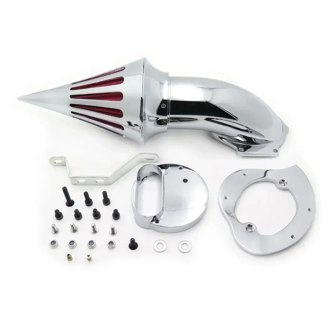 Фото Фильтр воздухоочистителя мотоцикла для Yamaha 1999-2012 V-Star 1100 Dragstar XVS1100 CHROMED №5