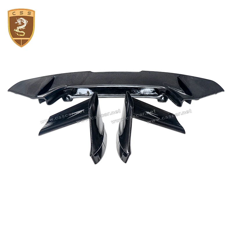 GTB MSY Стиль Автомобильный задний багажник спойлер для губ крыло Ferari 488 сухое