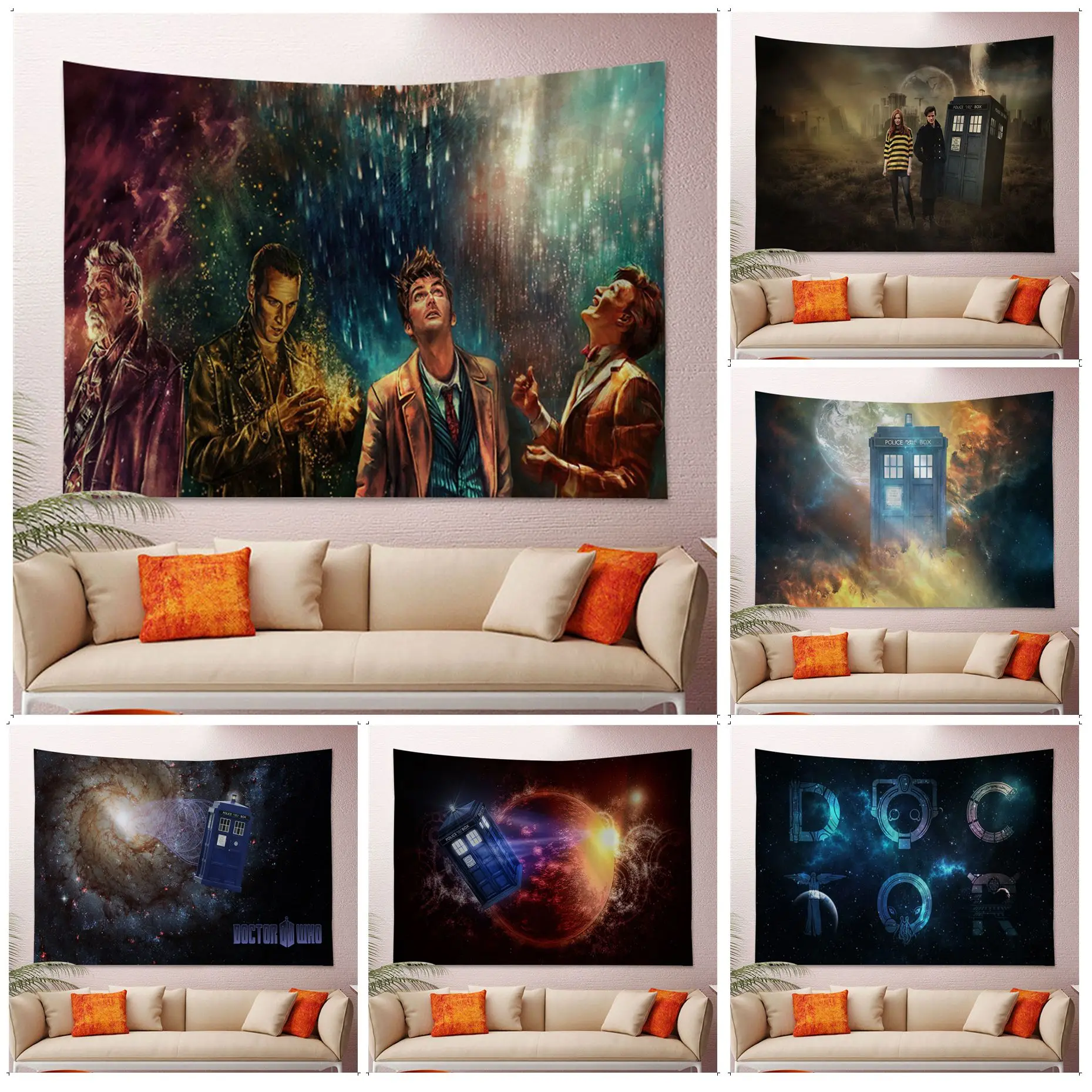 

Doctor Who Chart Tapestry Home Decoration Hippie Bohemian Decoration Divination Japanese Tapestry