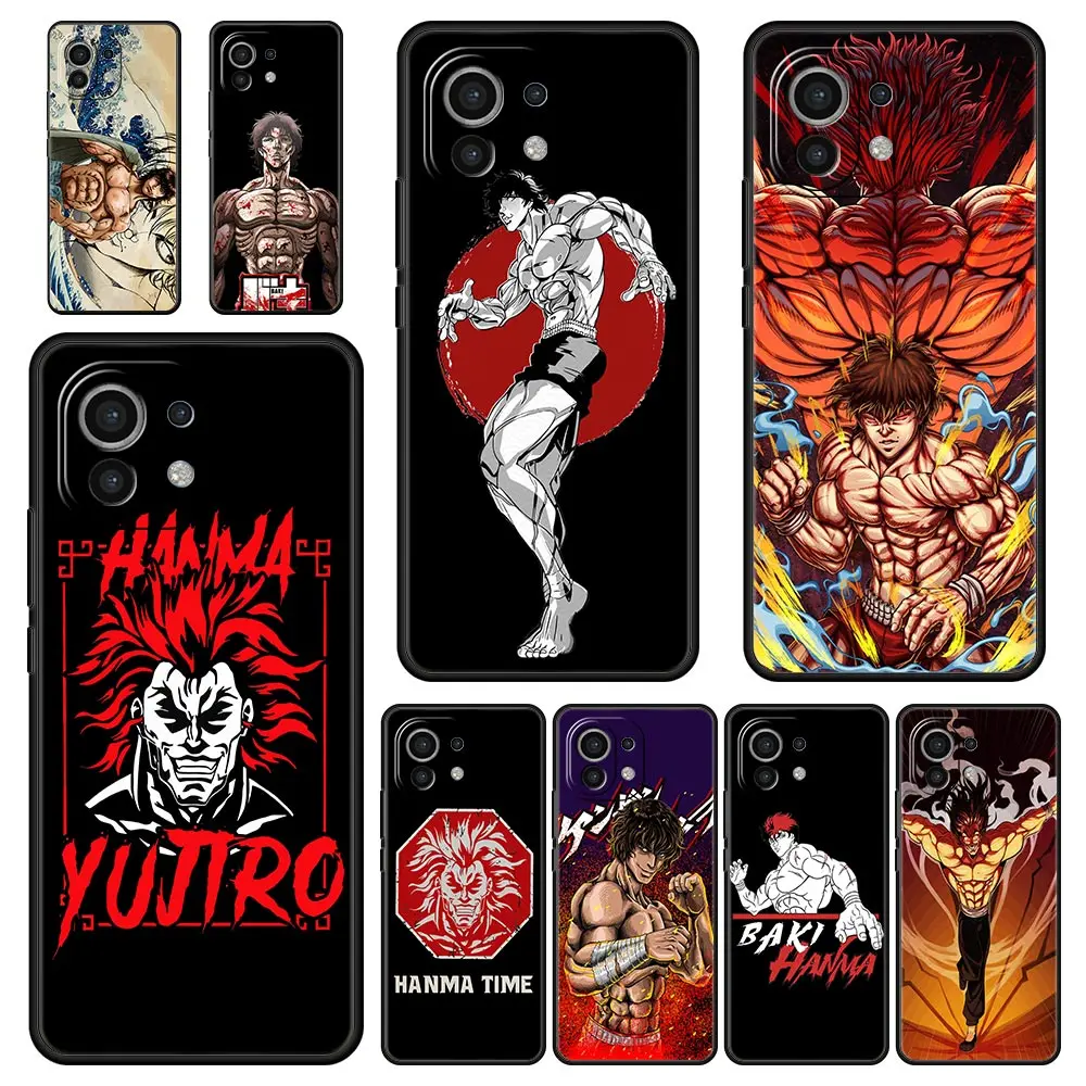 

Чехол Baki из аниме «Grappler» для Xiaomi Poco X3 NFC M3 F3 M4 X4 Mi Note 12 Pro 10 11 Lite 10T 5G 11T 11X 9T 11i, чехол