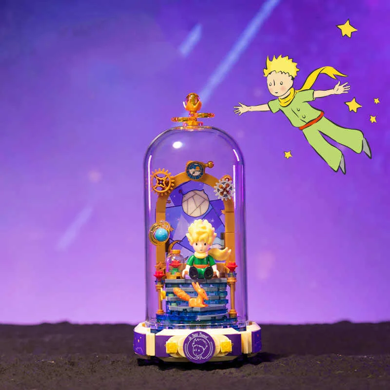 Аниме kawaii Мультфильм Le Маленький принц вечная серия романтическая сцена Сборка