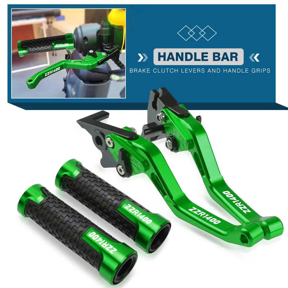 

Motorcycle Brake Clutch Levers Handlebar Handle Hand Grips For kawasaki ZZR1400 ZZR 1400 2006-2016 2007 2008 2009 2010 2011 2012