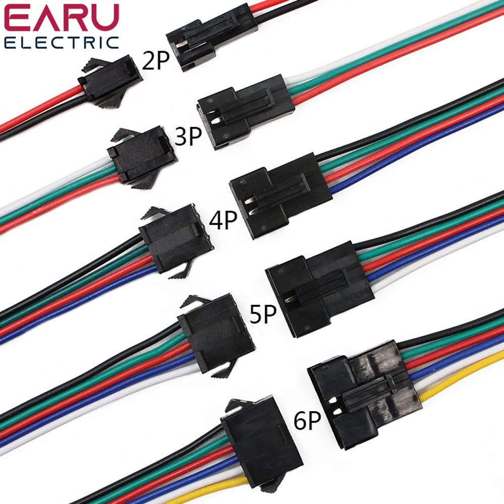 

EARUELETRIC 2 3 4 5 6-контактный разъем JST SM для светодиодной ленты