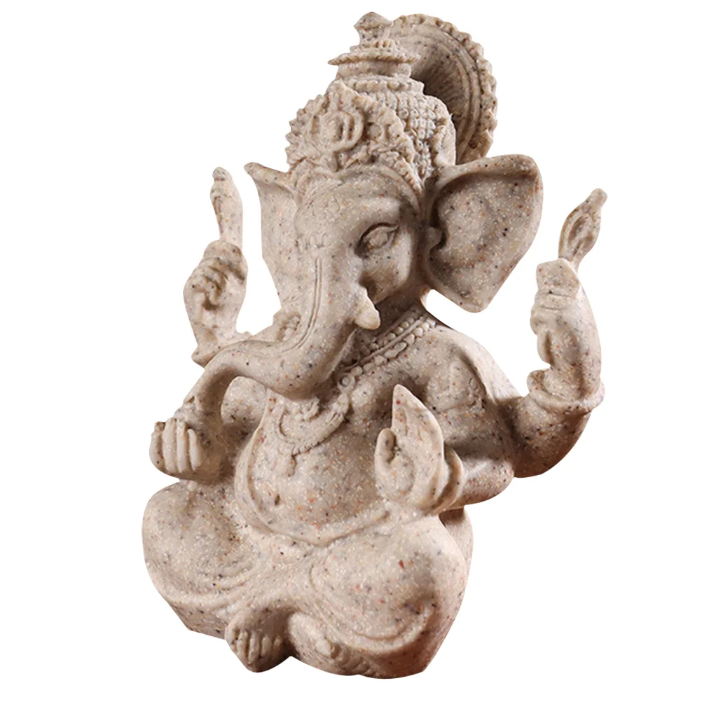 

Resin Ganesha Figurine Ornament Religious Figurine Desktop Ganesha Ornament