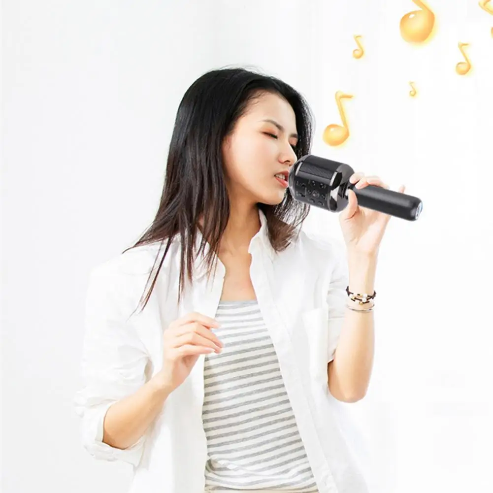 Convenient Karaoke Microphone Long Standby Time DC5V No Distortion Handheld Microphone  100HZ-20KHZ Microphone Home Electronics images - 6