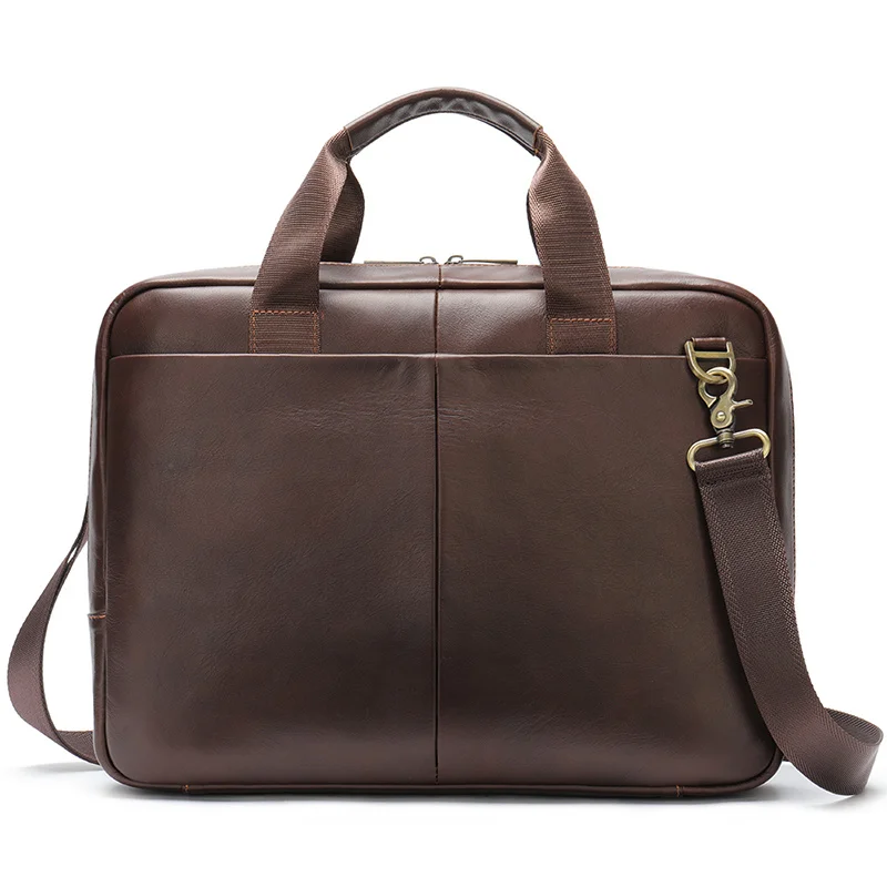 Bags Men's Genuine Leather Men Briefcase for Laptop 14 Men's Leather Handbags Business Bag for Document Messenger Bag