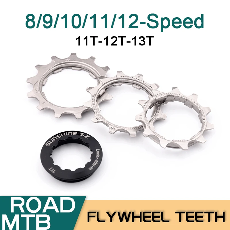

MTB Road Bike Freewheel Cog 8 9 10 11 12 Speed 11T 12T 13T Bicycle Cassette Sprockets Accessories For SRAM Flywheel Wuzei