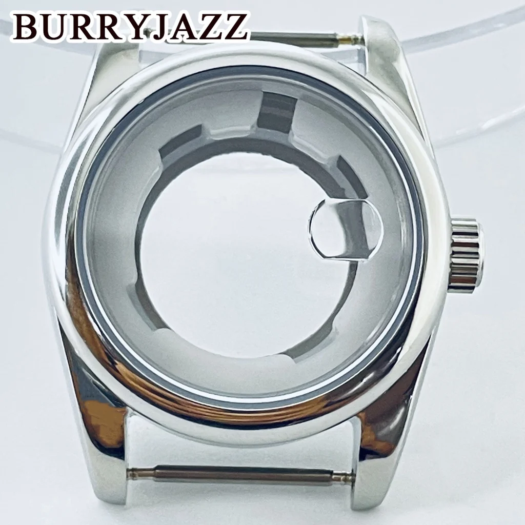 BURRYJAZZ 31 мм NH05 NH06 Корпус для часов Серебряный корпус из нержавеющей стали с