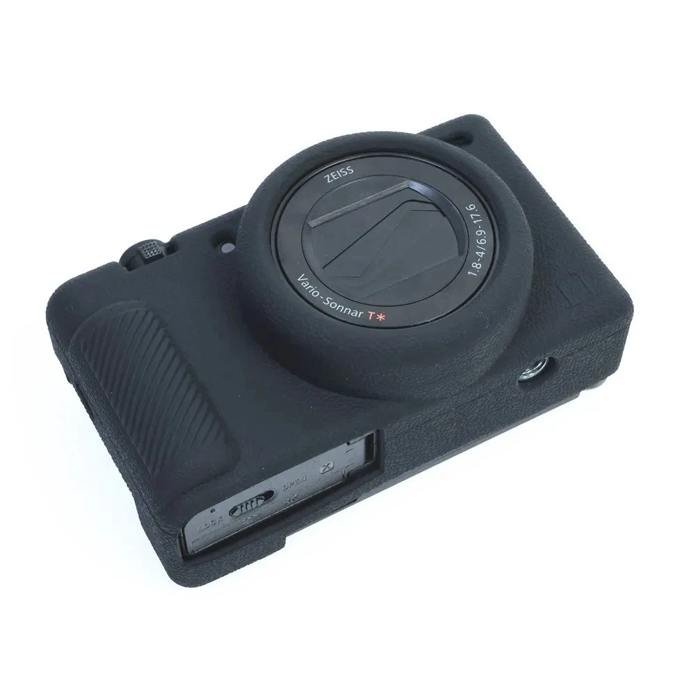 Фото Мягкий силиконовый защитный чехол для цифровой камеры Sony ZV-1 II ZV1M2 с защитой от падений, портативная сумка для хранения + 2 заглушки для горячего башмака №4