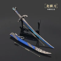 22cm metal dragon scale sabre knife elden ring game peripherals ancient cold weapon for male boys home decoration doll equipment