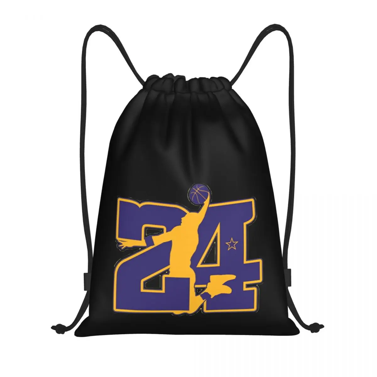 Drawstring Bags Gym Bag Kobes And Bryanter 24 2023 Basketball Stars Secure   Unique Backpack Drawstring Backpack Humor Graphic
