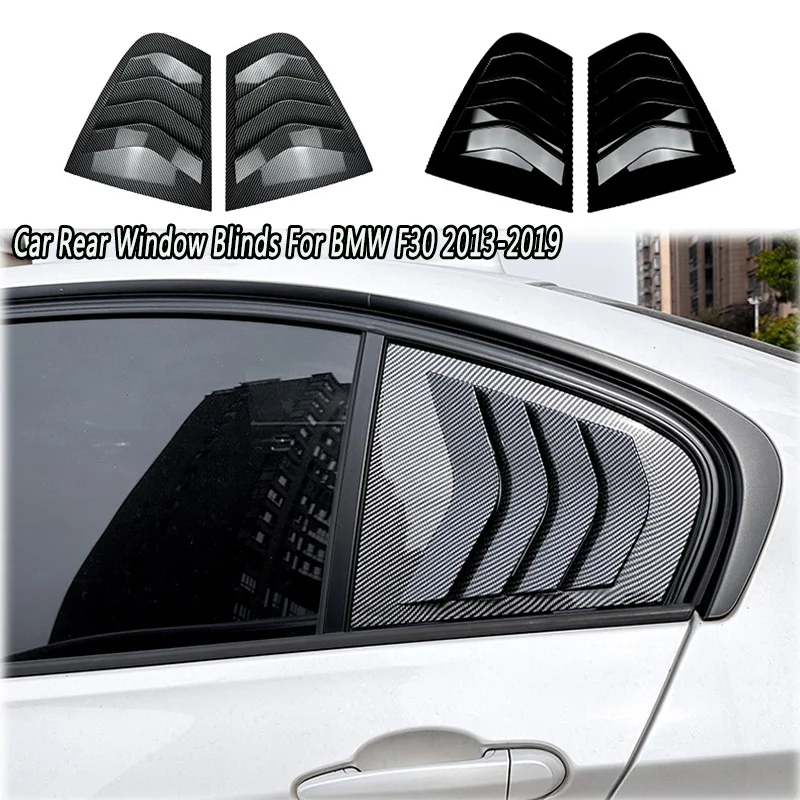 

For Bmw F30 3 Series 318i 320i 325i 2013-2019 Car Styling Rear Window Louvers Car Rear Window Blinds Side Tuyere Louvers Vent