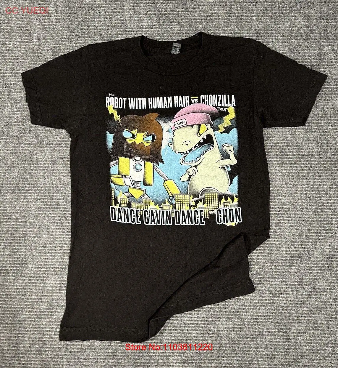 Мужская танцевальная футболка Гавин с человеческими волосами