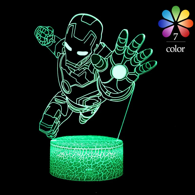 Светодиодный светильник в стиле Железный человек |