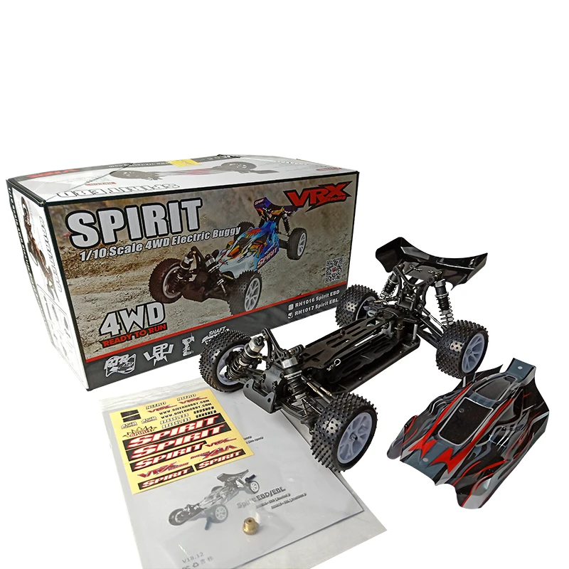 

Электрический Радиоуправляемый автомобиль VRX Racing RH1017 SPIRIT KIT, масштаб 1/10, 4WD, без электроники, в комплекте корпус автомобиля, автомобиль с дист...
