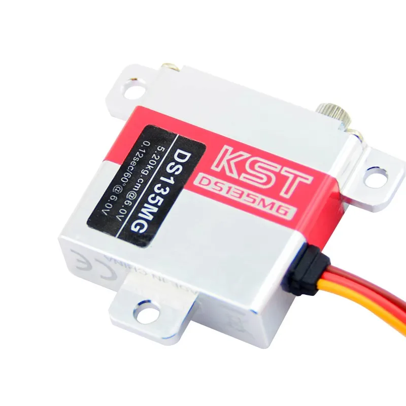 KST DS135MG Metal Gear 23g 5.2kg 0.12 seg Digital Servo CNC para RC Glider Modelo