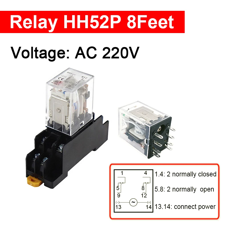 

Электромагнитное реле HH52P HH53P HH54P