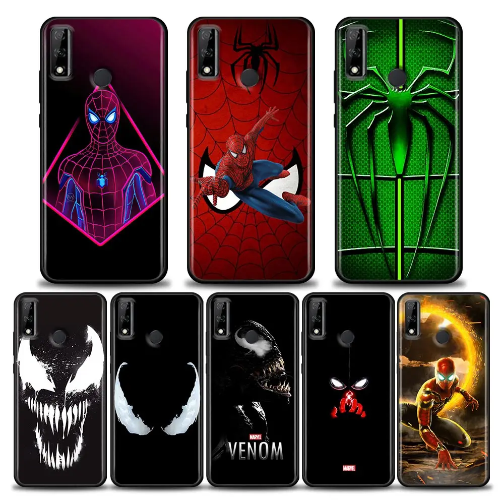 

Phone Case for Huawei Y6 Y7 Y9 2019 Y5p Y6p Y8s Y8p Y9a Y7a Mate 10 20 40 Pro RS Case Silicone Cover Marvel Venom Spiderman