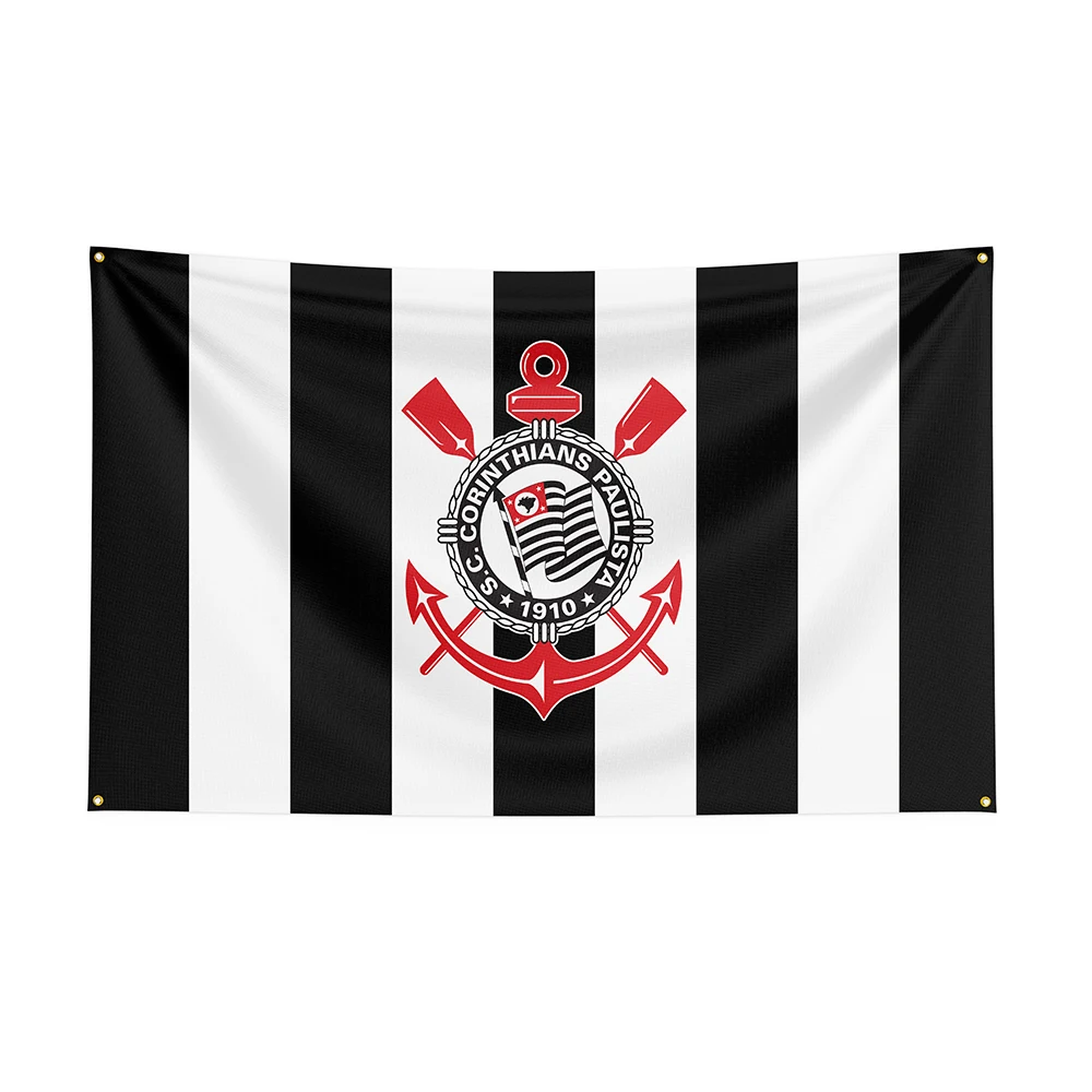 

3x5 Sport Club Corinthians Paulista Flag Polyester Printed Racing Sport Banner For Decor 1