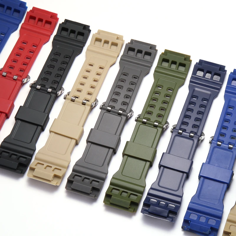 Фото Ремешок для часов, аксессуары, ремешок из смолы подходит для Casio GShock брызговик GG1000 GWG100 GSG100, мужской ремешок для часов №2