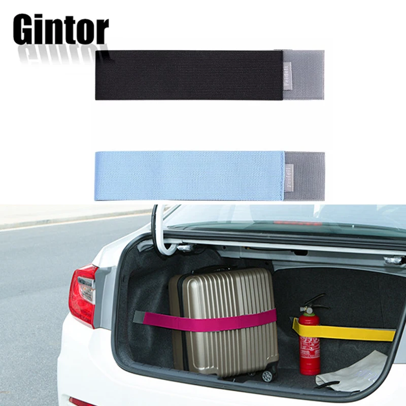 

40/60/80cm Car Trunk Elastic Stickers Content Bag Storage Network Organizer Stowing Tidying Strap Car-styling 1Pcs Universal