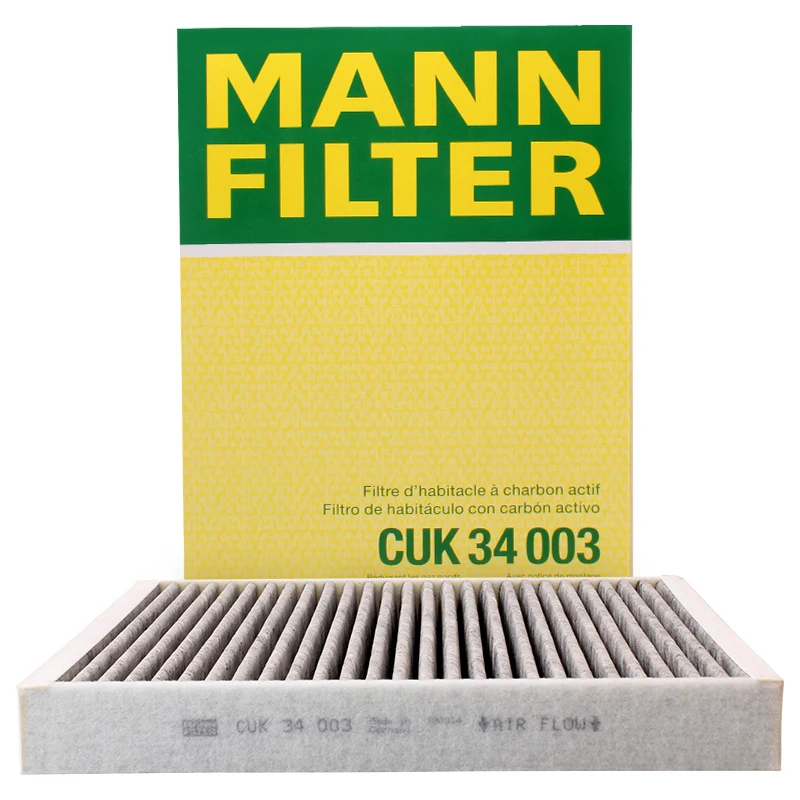 

MANN FILTER CUK34003 Cabin Filter For VOLVO CARS S60 III V60 II Cross Country S90 II V90 II XC60 II XC90 II 31407748 31404469