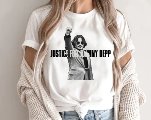 

Johnny Depp T-shirt Justice For Johnny Shirt Amber Heard Johnny Depp Tee