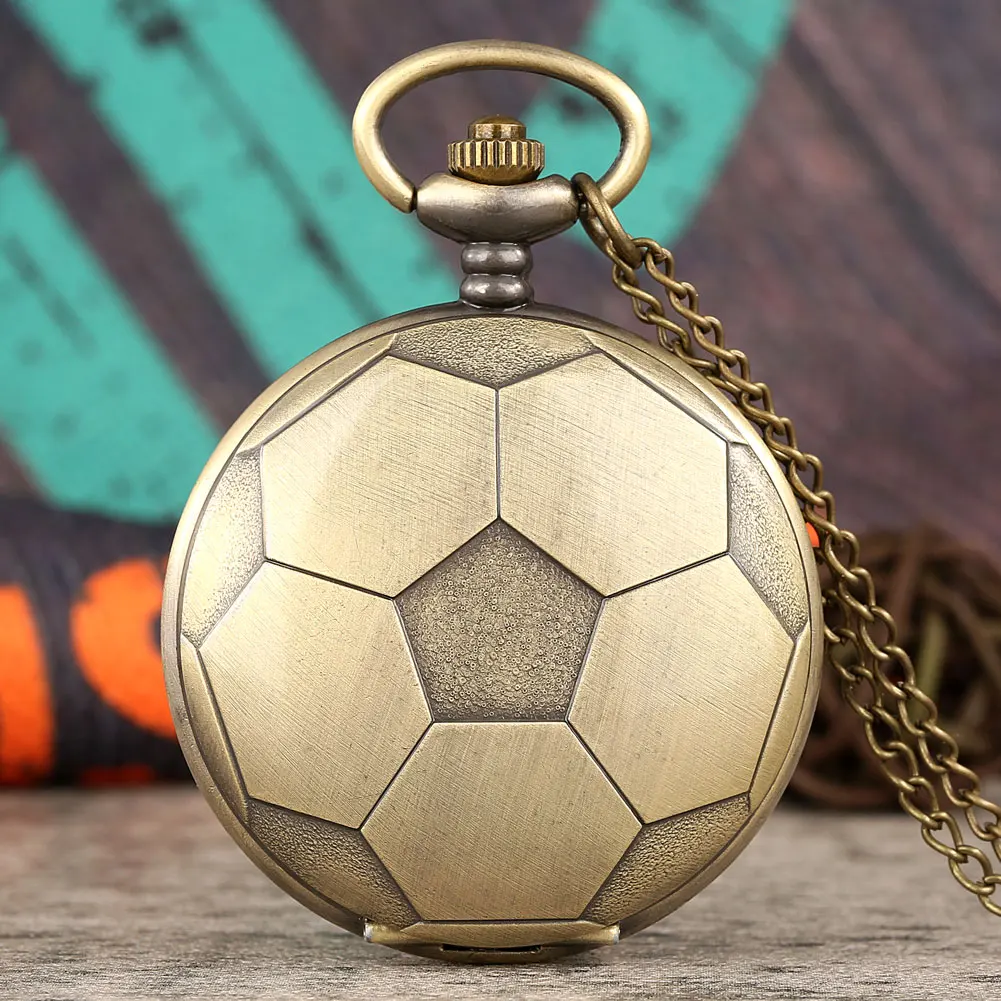 Series Pocket Watch Basketball Soccer Golf Baseball Rugby Shape Pendant Clock Fashionable Gift For Athletes Relgio
