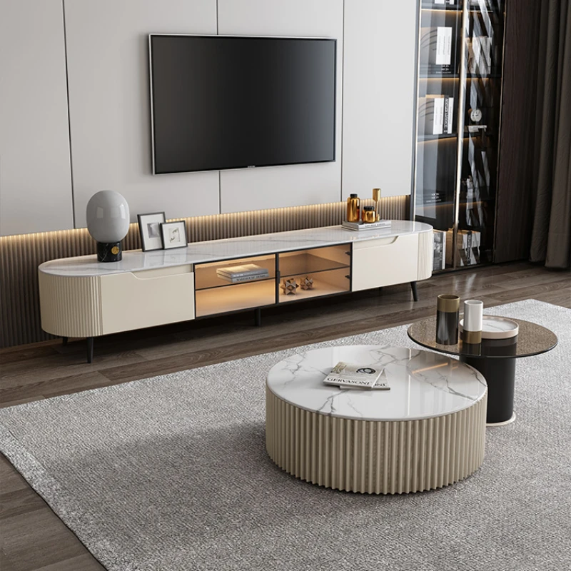 Table Entertainment Display Center Living Room Tv Stand Monitor Mount Storage Moveis Para Casa Furniture