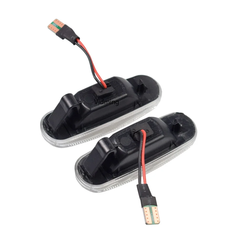 2 шт. динамическая прозрачная лампа для указателей поворота Fiat Panda Punto Evo Stilo Qubo Peugeot