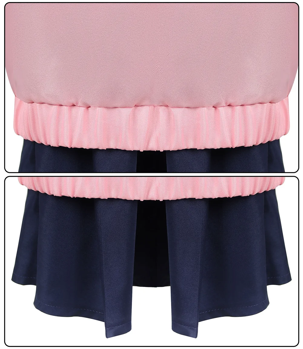 Аниме Dan Dadan Momo Ayase Косплей Костюм Платье Юбка Школьная форма Серьги Колье