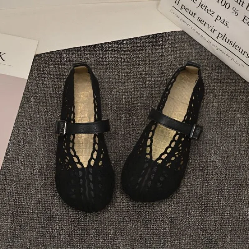 

Non slip granny mom mary janes shoes comfort wide feet fit summer mesh lace loafers black beige walking shoes for women 2023 new