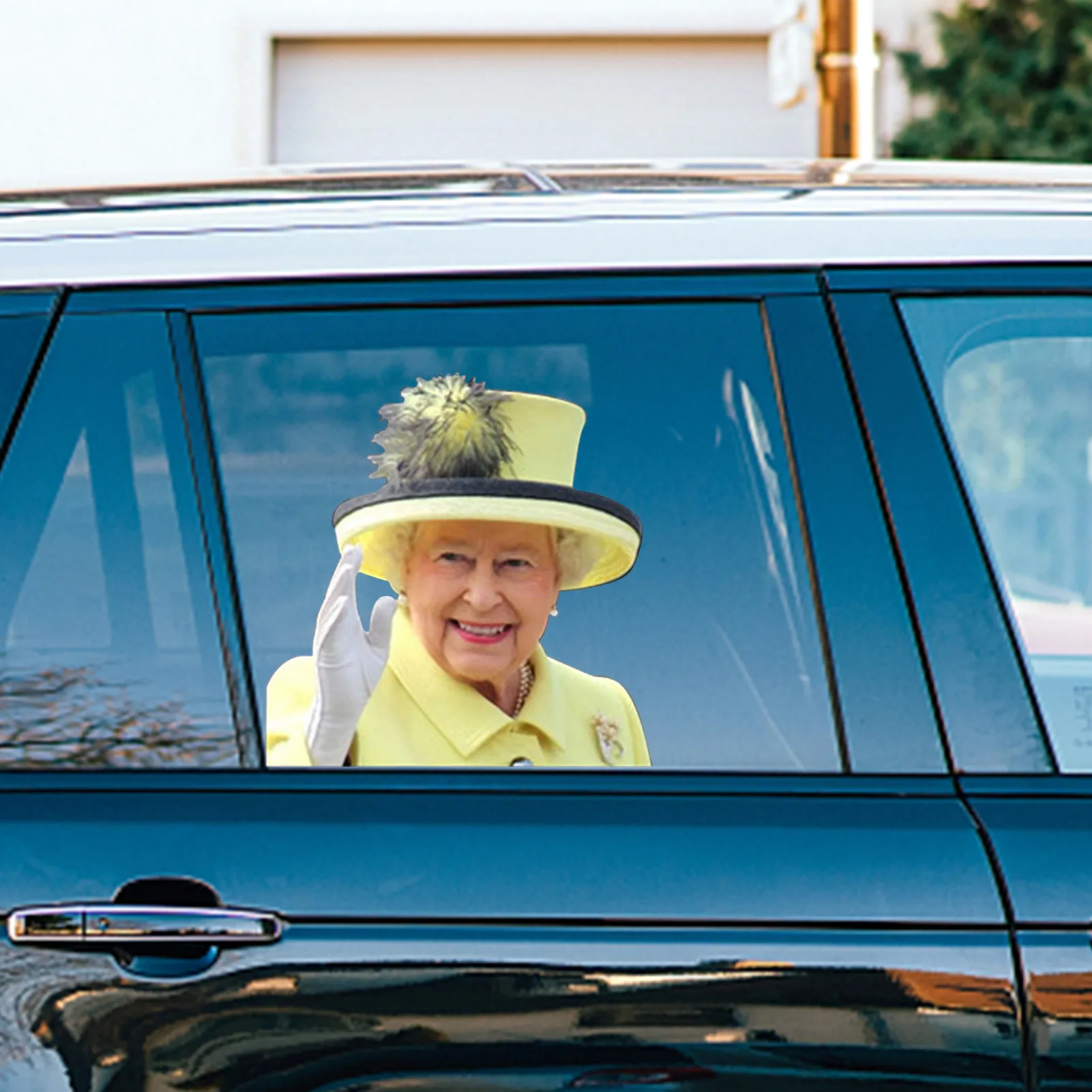 

Queen Elizabeth Sticker Car Window Decals Automotive Stickers For Vehicles Waterproof Funny Car Decal Decoration Multiple Styles