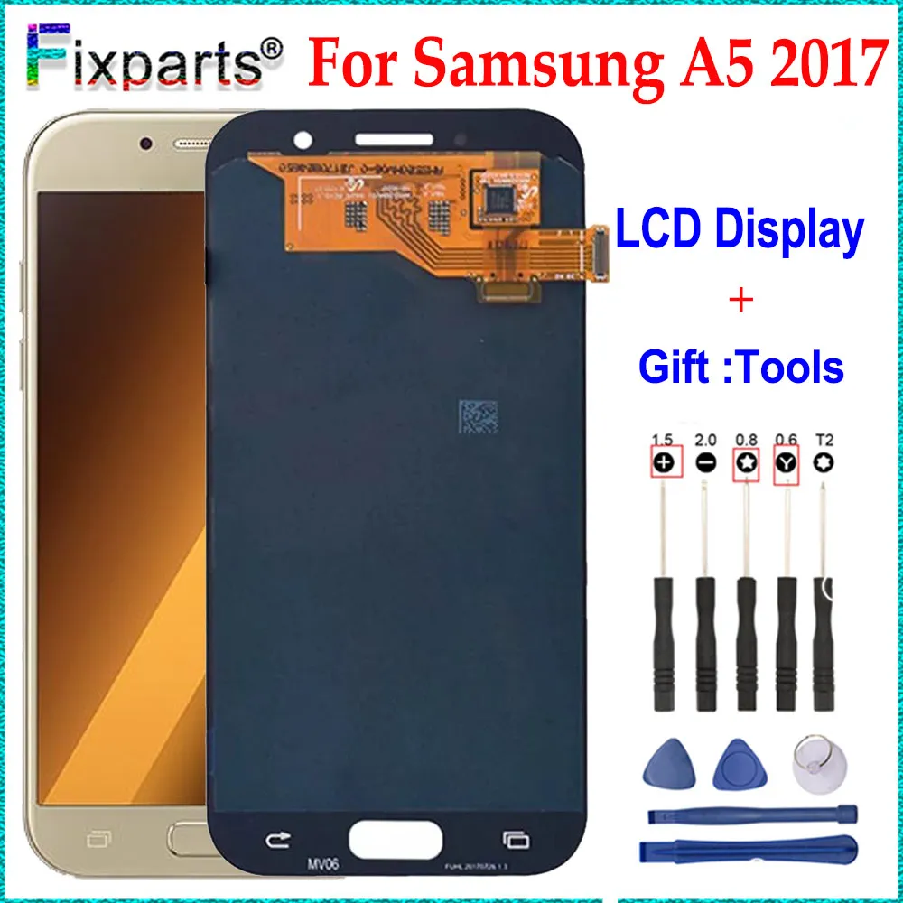 

ЖК-дисплей с сенсорным экраном и дигитайзером в сборе для Samsung Galaxy A5 2017 A520, 5,2 дюйма