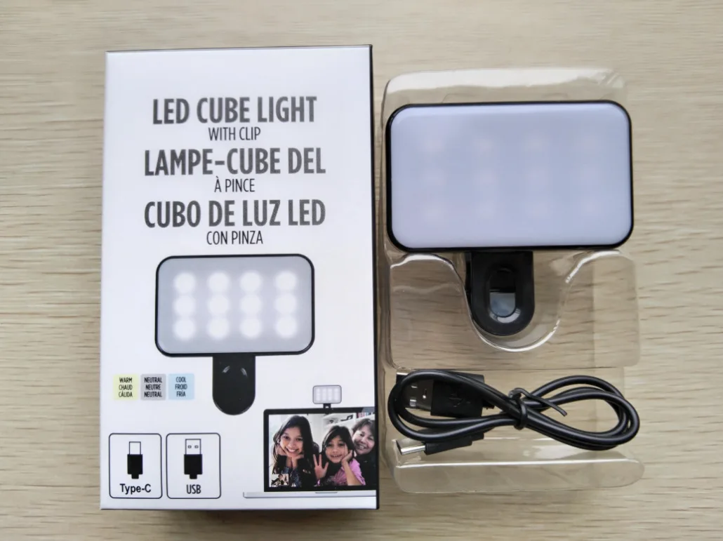 

MOONBIFFY Перезаряжаемый мини-светильник для селфи