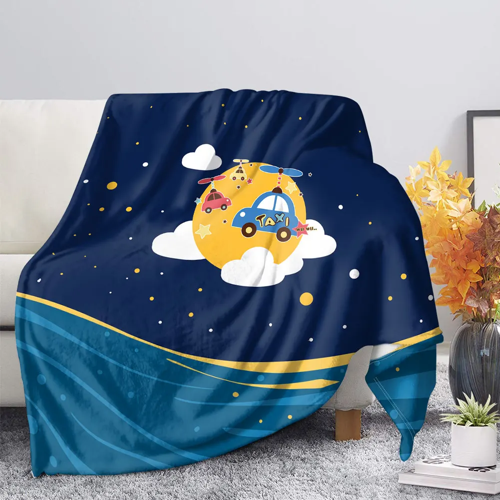 

Home/Travel Throw Blanket Kawaii Car Plush Blanket for Child Bed Comfort Plush Blanket Bedroom Blankets King Size Design Fleece