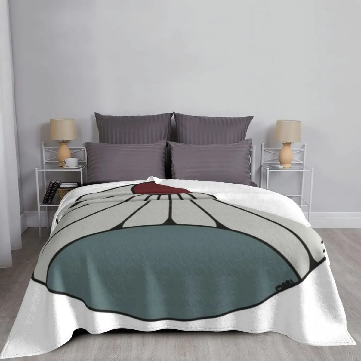 Ультрамягкое одеяло из микрофлиса Hanafuda Sun