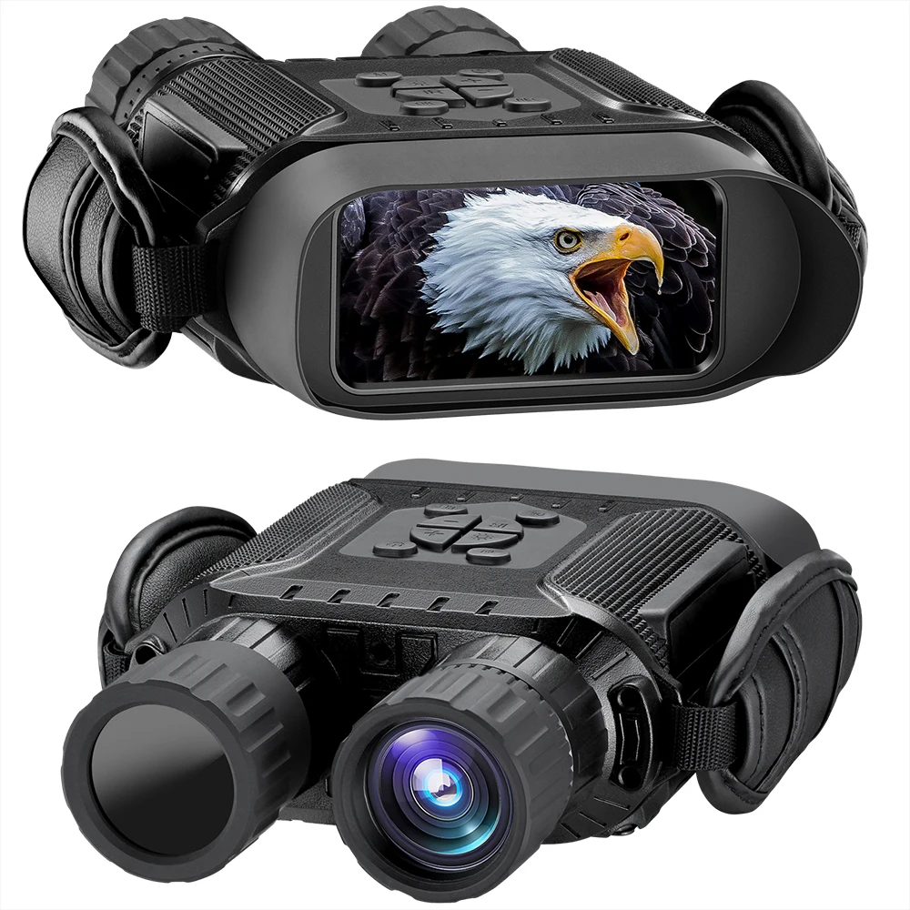 

Infrared 6x Night Vision Binoculars Long Range for Hunting Camping Monocular Telescope Night Not Thermal Binocular