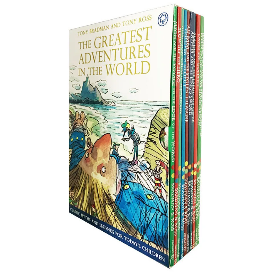 

Original English Picture Book Greatest Adventures World's Great Adventure Story Book 10 Volumes