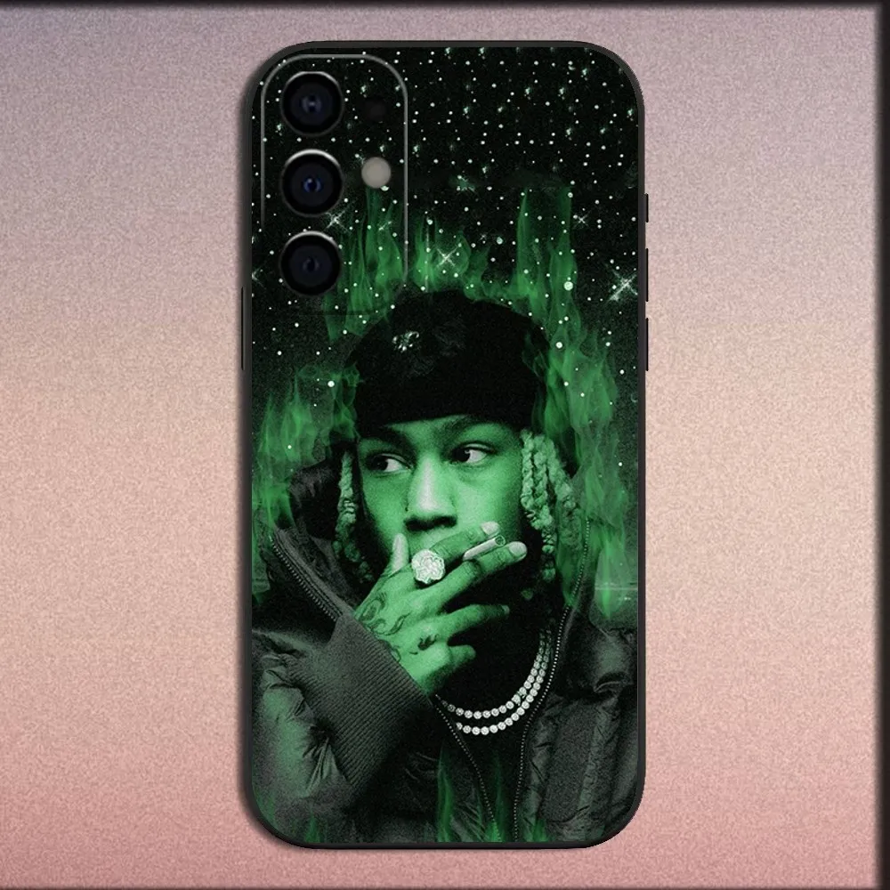 Rapper Rich A-Amiri Phone Case For Samsung S25 S24 S21 S22 S23 S30 Ultra S20 Plus Fe Lite Note 10 9 5G Black Soft Cover