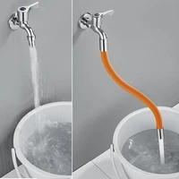 faucet extenders 360%c2%b0 rotation bathroom adjust free bending faucet splashproof universal extension tube for wash basin nozzle