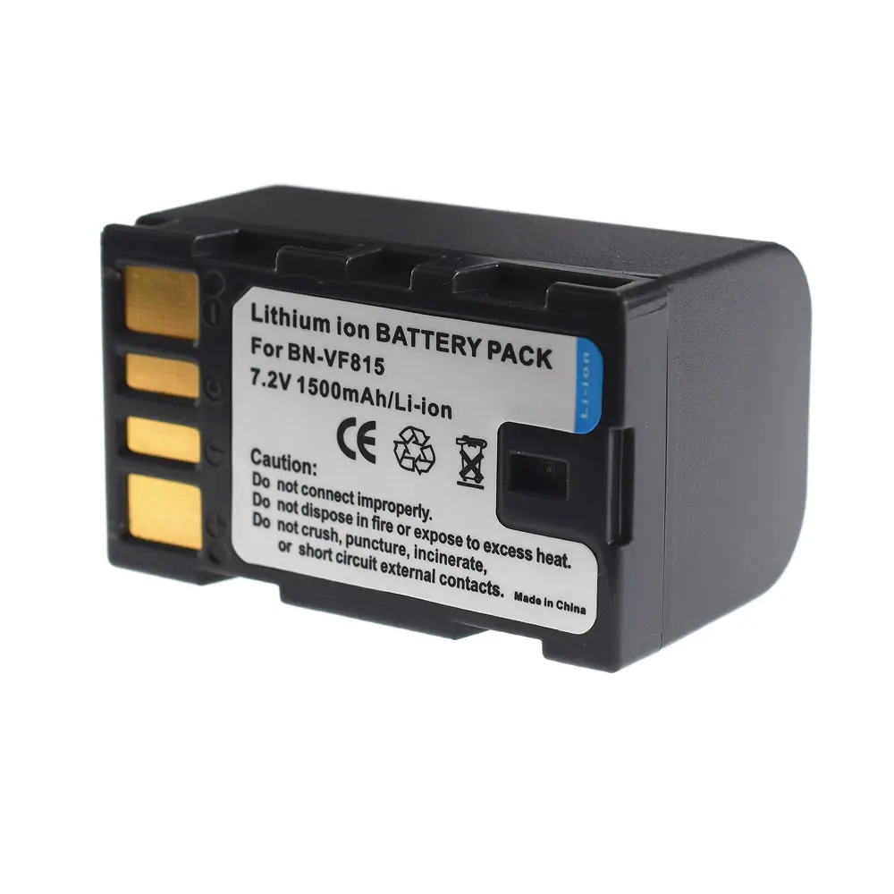 2 шт. BN-VF815 BN VF815 аккумулятор + тонкое зарядное устройство для JVC BN-VF823 VF823U BN-VF808 BN-VF808U BN-VF815U (art.: 3920cc954feb8) - 3920cc954feb8