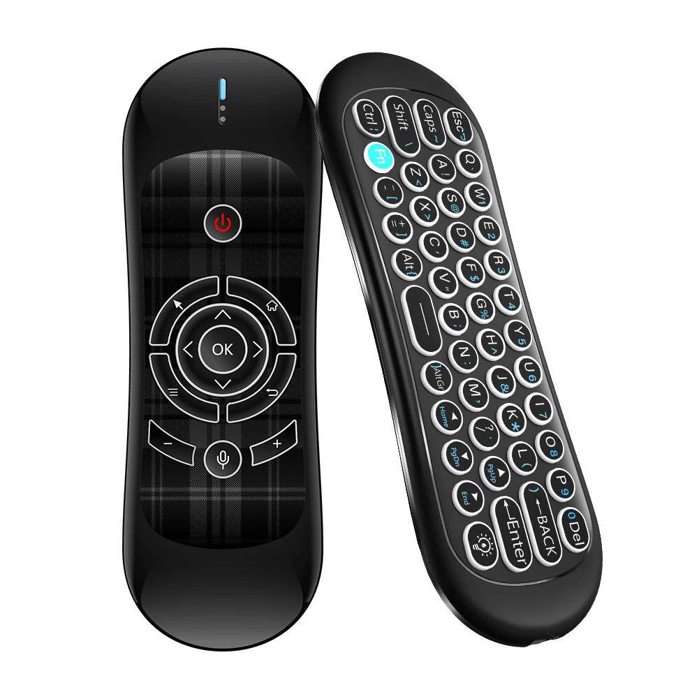 

R2 2,4G беспроводная мышь с клавиатурой пульт дистанционного управления IR Remote Learning Touchpad Remote Control Keyboard для Android TV компьютера