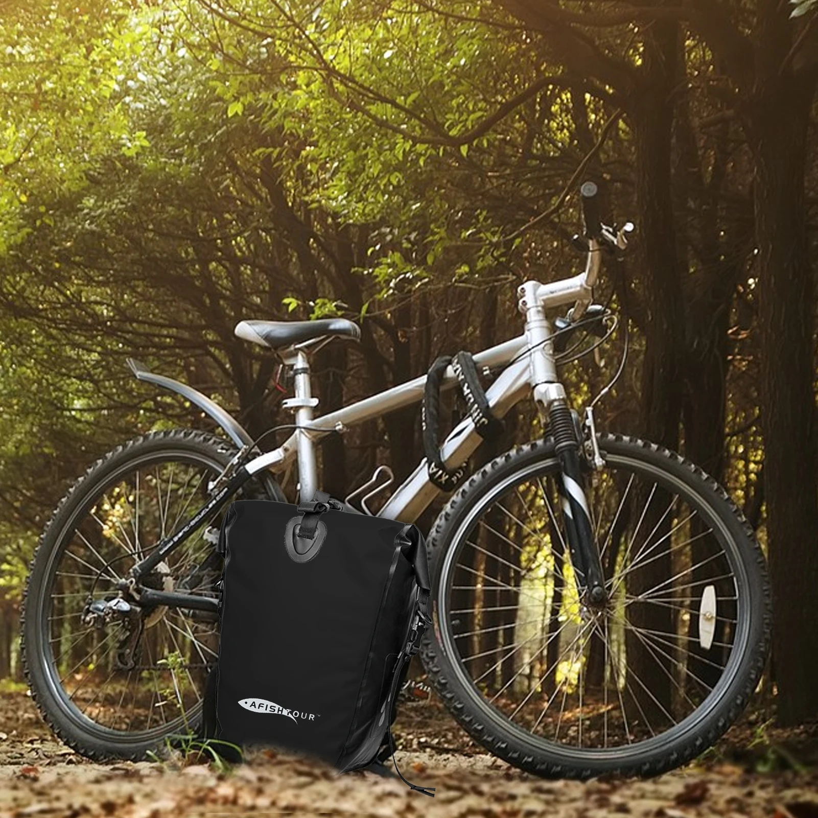 

Сумка велосипедная водонепроницаемая, 15 л, 2022