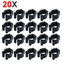 20pcsset plastic club clip fishing rod pole storage rack tip clamps holder clips pool cues exhibition clip fishing tackle