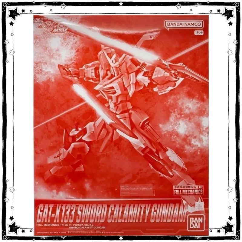 Фото В наличии: Сборная модель Bandai Gundam FM 1/100 GAT-X133 Sword Calamity, аниме-фигурка, коллекционная модель, игрушка для мальчиков, подарок №2
