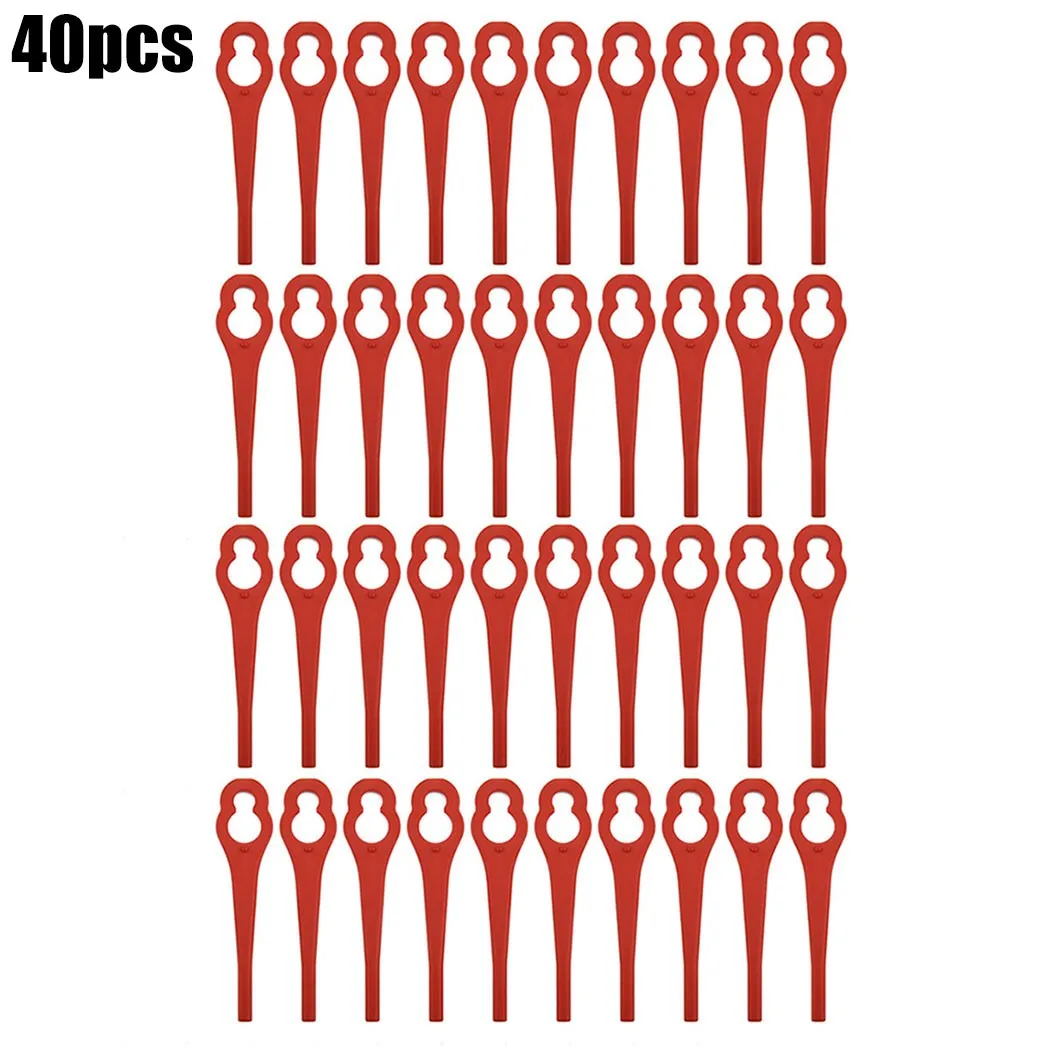 

Replacement Plastic Blades String Trimmer Parts 40 Pcs/set Accessory Garden Tools Sale