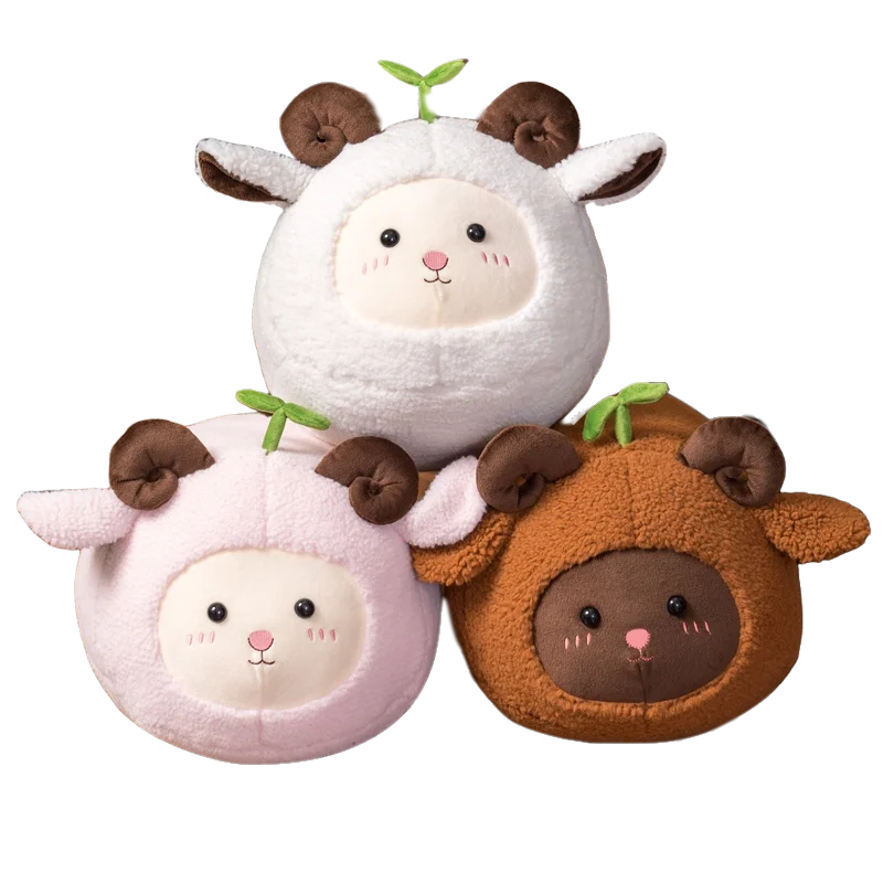 

24/35 см гусеница, овчина, кукла, мяч, животное, плюшевая игрушка, приятная для кожи, мягкая поддержка спины, плюшевый подарок для детей