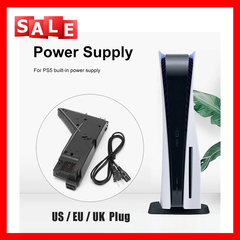 

Адаптер питания для игровой консоли США/ЕС/Великобритании, переходник для зарядного устройства ADP-400DR, запасные части для PS5 Playstation 5, игровые ...